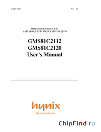 Datasheet GMS81C2112 manufacturer Hynix